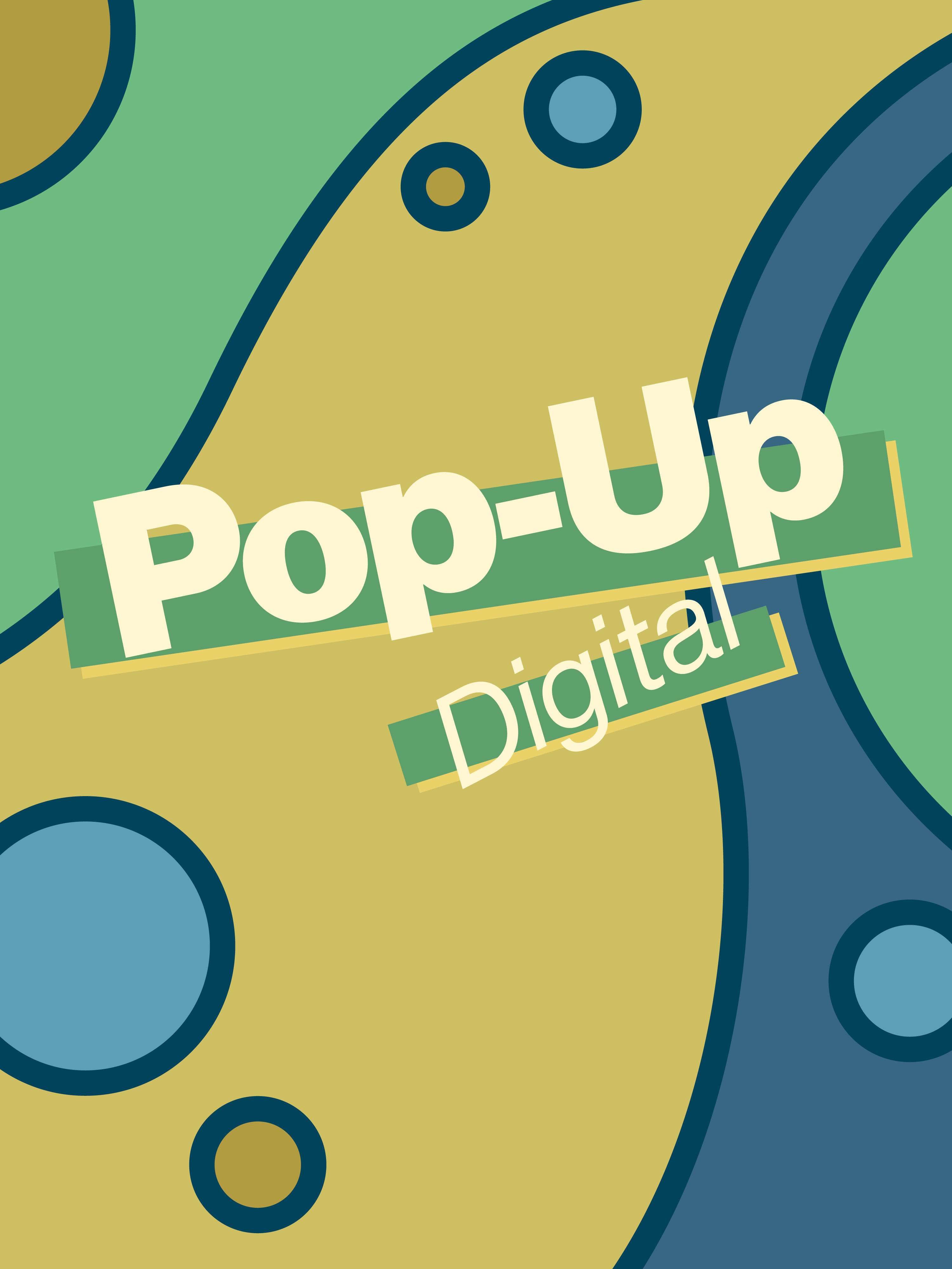 Pop-Up Digital exhibition poster
